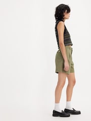 Levi's® Deep Lichen Green Pleated Tailored Shorts - Image 4 of 8