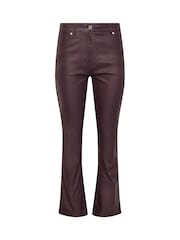 M&Co Purple Coated Bootcut Jeans - Image 5 of 6