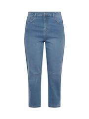 Mavi - Yours Curve Limited Co-ord Barrel Ayaqlı Cins Şalvar - 6şəkildən 5 şəkil