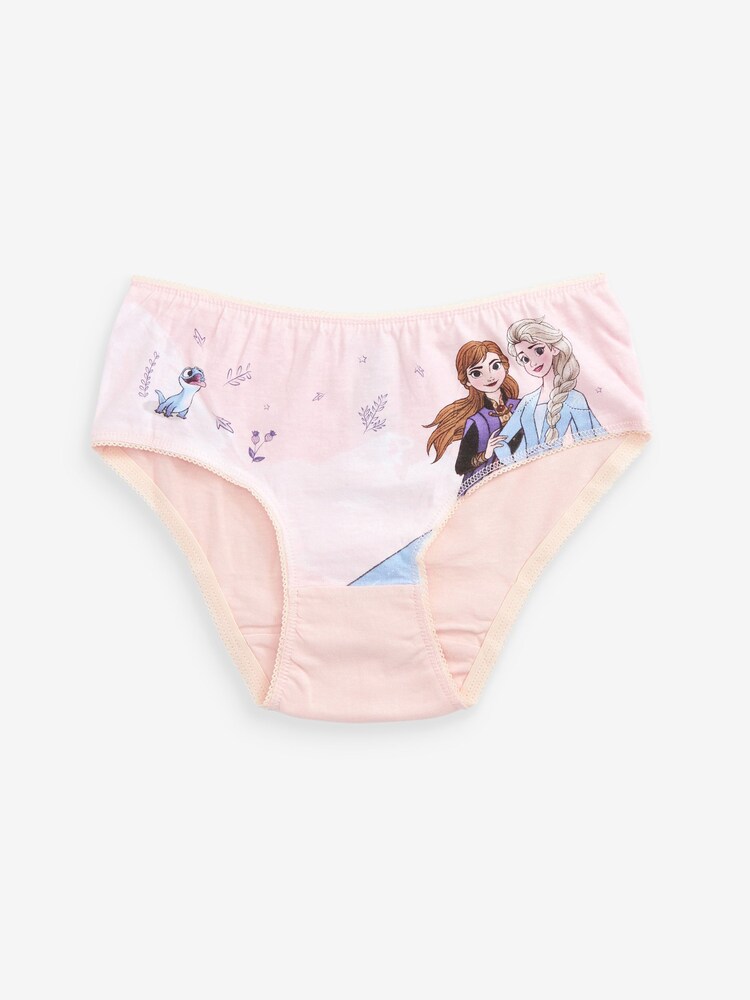 Blue /Pink 5 Pack Frozen Briefs (1.5-8yrs) - Image 2 of 7