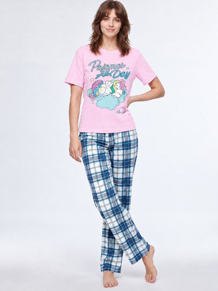 Brands In Blue My Little Pony All Day Pyjamas - Image 1 of 3 Brands In Blue My Little Pony All Day Pyjamas - Image 1 of 3