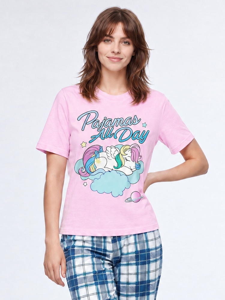 Brands In Blue My Little Pony All Day Pyjamas - Image 2 of 3 Brands In Blue My Little Pony All Day Pyjamas - Image 2 of 3