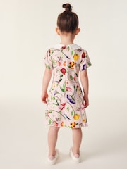 Baker by Ted Baker Pink Floral Collared Ponte Dress - Image 2 of 10