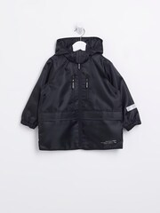River Island Black Wind Cheater Boys Jacket - Image 1 of 3
