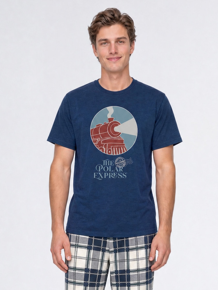 Brands In Blue Polar Express Christmas Pyjamas - Image 2 of 3