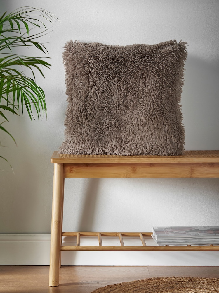 Catherine Lansfield Natural So Soft Cuddly Cushion - Image 1 of 6