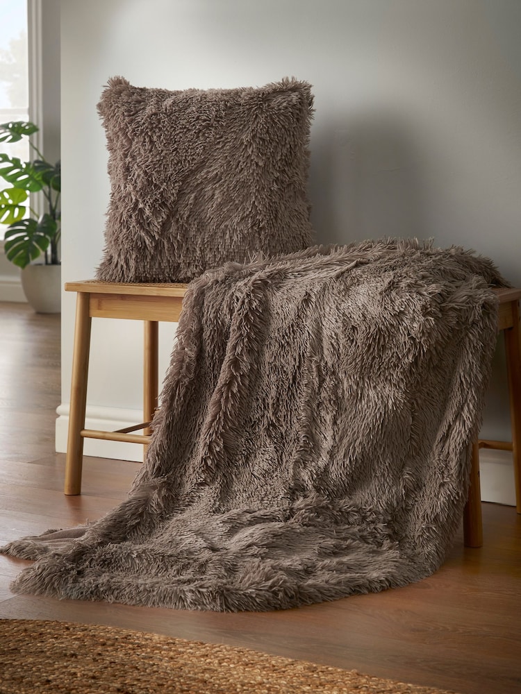 Catherine Lansfield Natural So Soft Cuddly Cushion - Image 2 of 6 Catherine Lansfield Natural So Soft Cuddly Cushion - Image 2 of 6