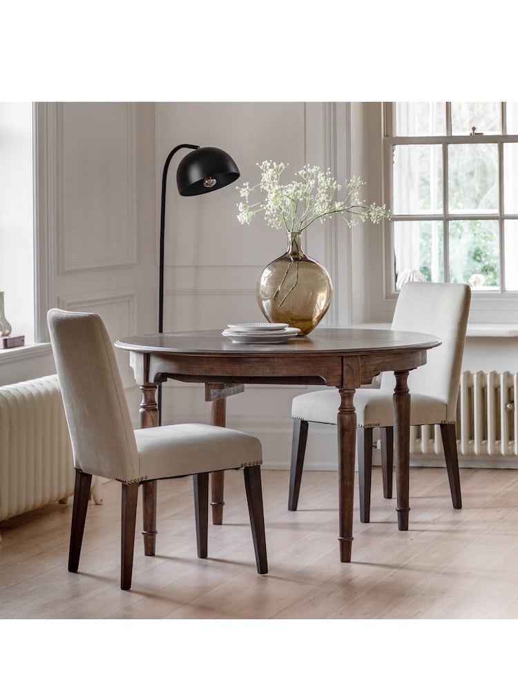 Gallery Home Brown Maddy Ext Round Table - Image 1 of 6