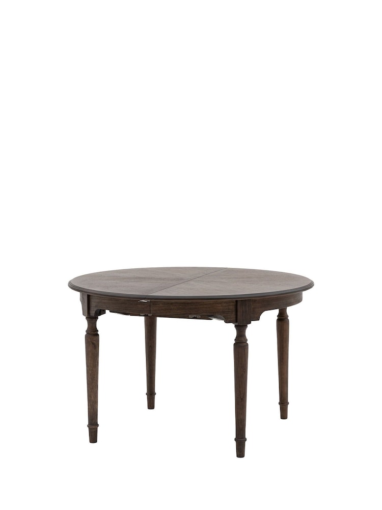 Gallery Home Brown Maddy Ext Round Table - Image 6 of 6