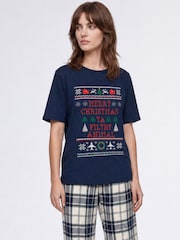 Brands In Blue Home Alone Merry Christmas Pyjamas - Image 2 of 3
