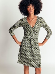 Boden Green Briony Jersey Short Dress - Image 1 of 5