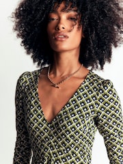 Boden Green Briony Jersey Short Dress - Image 2 of 5