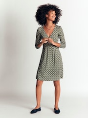 Boden Green Briony Jersey Short Dress - Image 4 of 5