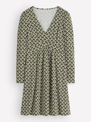 Boden Green Briony Jersey Short Dress - Image 5 of 5