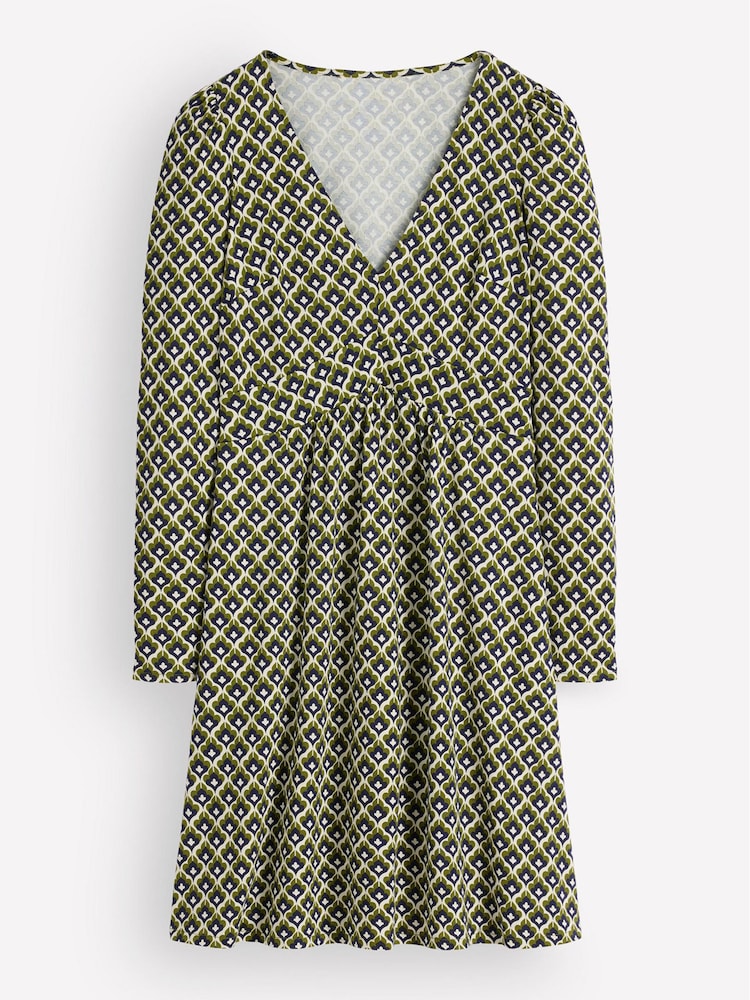 Boden Green Briony Jersey Short Dress - Image 5 of 5 Boden Green Briony Jersey Short Dress - Image 5 of 5