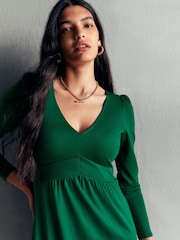vert foncé - Robe courte en jersey Boden Briony - Image 2 sur 5
