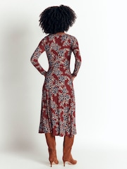 Трикотажное платье со сборками Boden Jasmine - Изображение 3 6