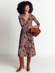 Трикотажное платье со сборками Boden Jasmine - Изображение 4 6