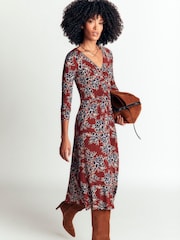 Трикотажное платье со сборками Boden Jasmine - Изображение 5 6