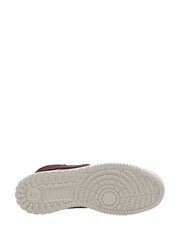 Nike Red Court Vision Mid Trainers - Image 6 of 6