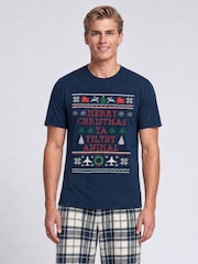 Brands In Blue Home Alone Merry Christmas Pyjamas - Image 2 of 3