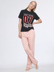 Brands In Pink Harry Potter 07 Seeker Pyjamas - Image 1 of 3
