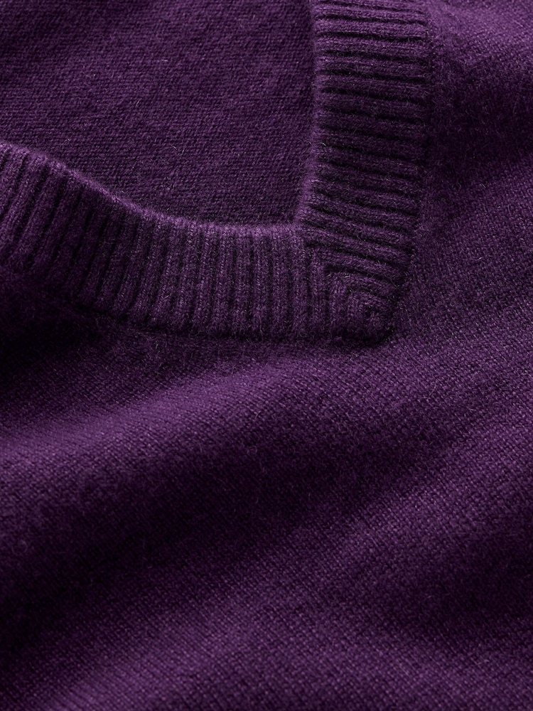 Boden Elsie Cashmere V мойын жемпір - 6суретінің 6 суреті