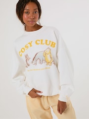Skinnydip White Disney Winnie The Pooh Cosy Sweatshirt and Trousers Set - Image 2 of 5