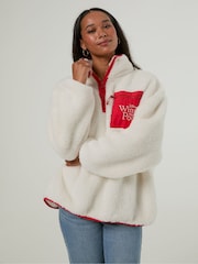Skinnydip White Disney Winnie the Pooh Embroidered Fleece Jacket - Image 2 of 5
