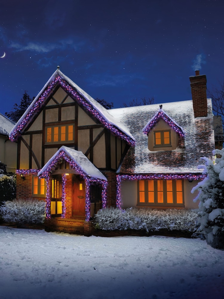 Premier Decorations Ltd Rainbow 9.3m 720 LED Clusters With Timer Christmas Lights - Image 2 of 4