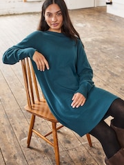 Celtic & Co. Blue Supersoft Slouch Dress - Image 2 of 7