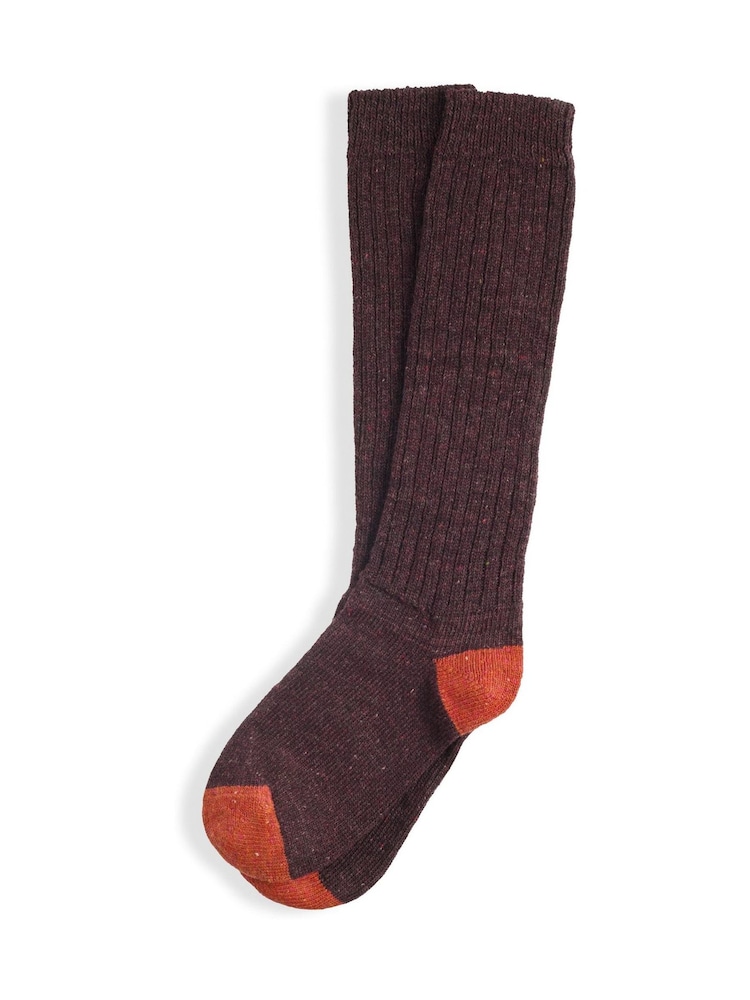Celtic & Co. Purple Donegal Boots Socks - Image 1 of 3 Celtic & Co. Purple Donegal Boots Socks - Image 1 of 3