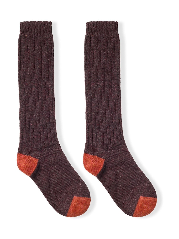 Celtic & Co. Purple Donegal Boots Socks - Image 2 of 3 Celtic & Co. Purple Donegal Boots Socks - Image 2 of 3