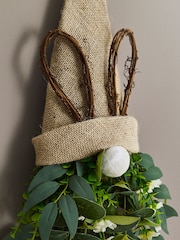 Green Easter Gonk Swag Wreath - Image 3 of 4