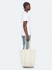 AllSaints White Chippy Short Sleeve Crew Neck T-Shirt - Image 5 of 8