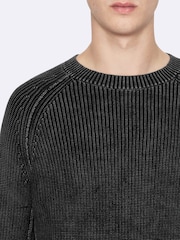 Қара - AllSaints Kit Crew мойынға арналған жемпір - 8суретінің 4 суреті