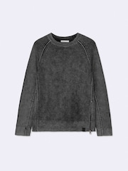 Қара - AllSaints Kit Crew мойынға арналған жемпір - 8суретінің 8 суреті