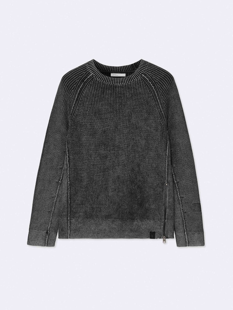 Қара - AllSaints Kit Crew мойынға арналған жемпір - 8суретінің 8 суреті