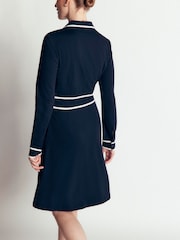 Boden Blue Ula Ponte Short Dress - Image 3 of 5