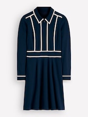 Boden Blue Ula Ponte Short Dress - Image 5 of 5