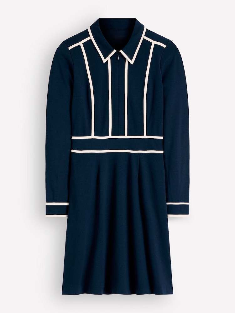 Boden Blue Ula Ponte Short Dress - Image 5 of 5 Boden Blue Ula Ponte Short Dress - Image 5 of 5