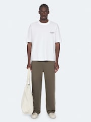 AllSaints White Shadow Short Sleeve Crew Neck T-Shirt - Image 3 of 8
