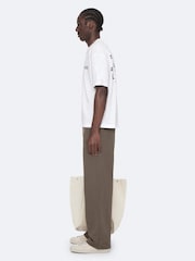 AllSaints White Shadow Short Sleeve Crew Neck T-Shirt - Image 7 of 8