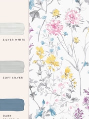 Laura Ashley Multi Wild Meadow 10M Wallpaper - Image 4 of 4