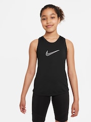 Nike Black Dri-FIT Performance One Vest Top - Image 1 of 6