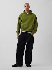 Gap Olive Green Heavyweight Oversized Hoodie - Image 3 of 4