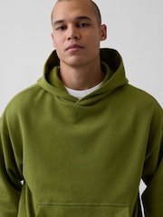 Gap Olive Green Heavyweight Oversized Hoodie - Image 4 of 4