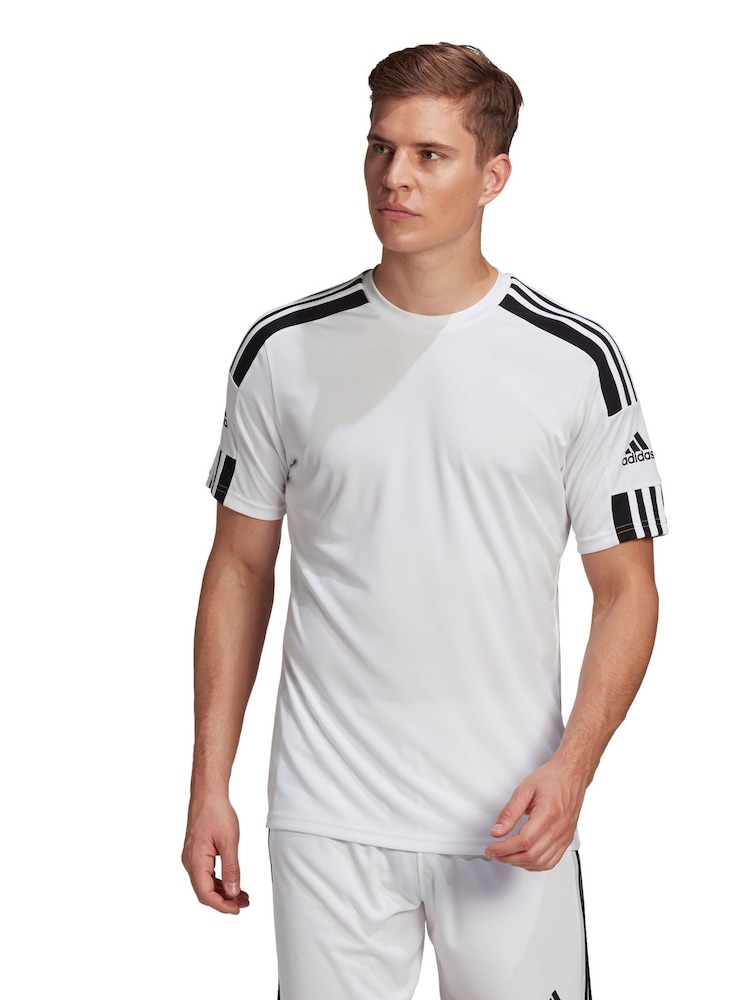 adidas White Squadra Jersey Shirt - Image 1 of 8