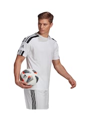 adidas White Squadra Jersey Shirt - Image 3 of 8