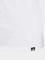 adidas White Sportswear Training 100% Cotton Graphic T-Shirt - Image 11 of 11